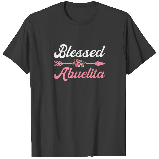 Blessed To Be Called Abuelita , Mothers Day Grandm T-shirt