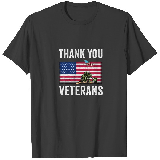 Thank You Veterans Combat Veteran Day T-shirt
