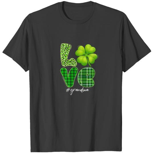 Matching Family Love Grandma Shamrock Funny Patric T-shirt