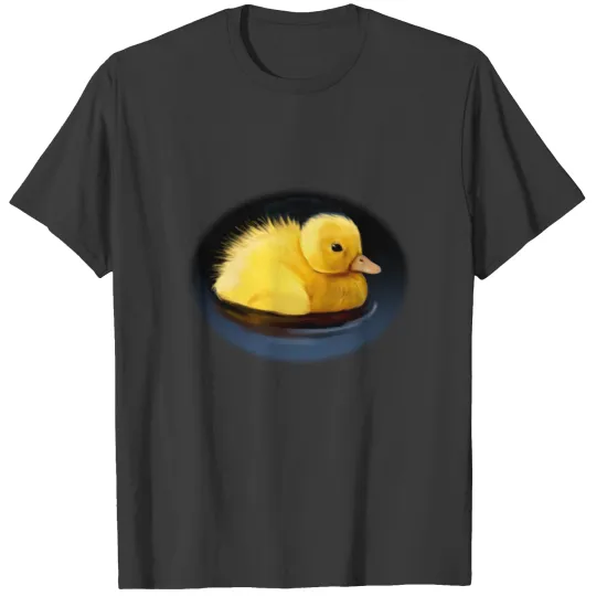 Mallard Duck Chick on Pond T-shirt