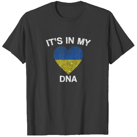 Discover It's In My DNA Ukrainian Gifts Vyshyvanka Kozak Uk T-shirt