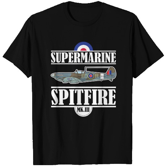 Spitfire Supermarine Vintage Aviation WWII Plane T-shirt