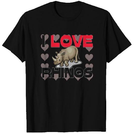 I Love Rhinos T-shirt