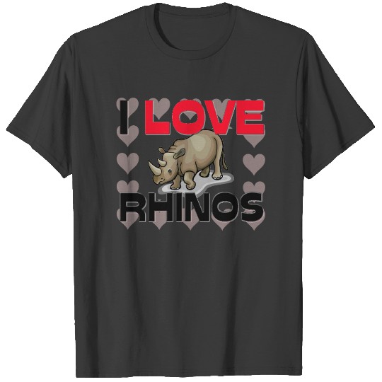 I Love Rhinos T-shirt