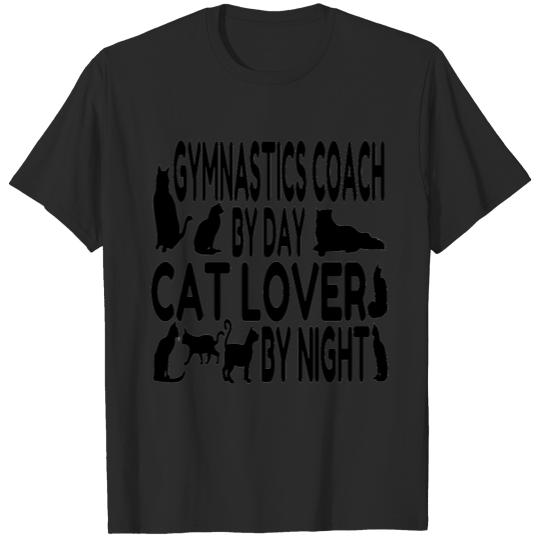 Discover Cat Lover Gymnastics Coach T-shirt