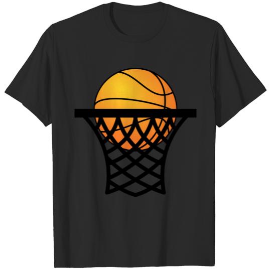 Discover BASKETBALL AND HOOP ILLUSTRATION T-shirt