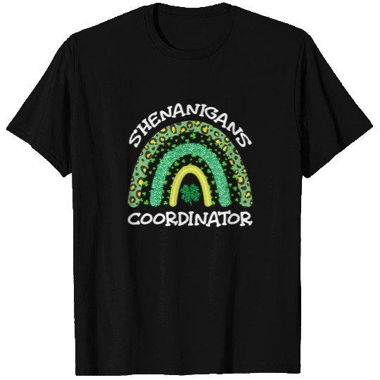 Shenanigans Coordinator Rainbow St Patricks Day Te T-shirt