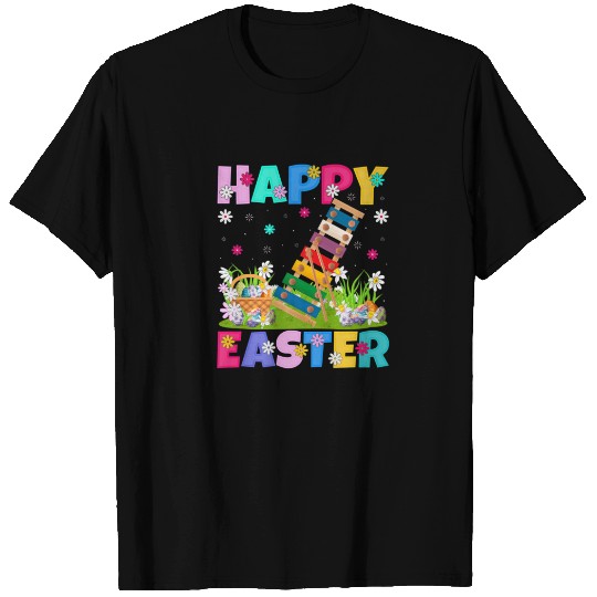 Xylophone Lover Happy Easter Funny Xylophone Easte T-shirt