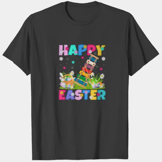 Xylophone Lover Happy Easter Funny Xylophone Easte T-shirt