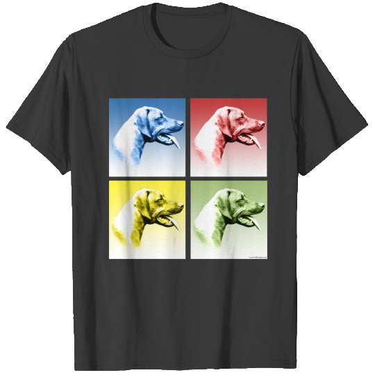 Rhodesian Ridgeback Pop Art T-shirt