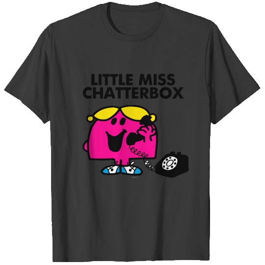 Little Miss Chatterbox & Black Telephone T-shirt