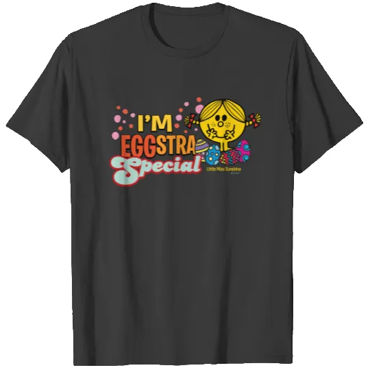 Little Miss Sunshine With Easter Eggs T-shirt