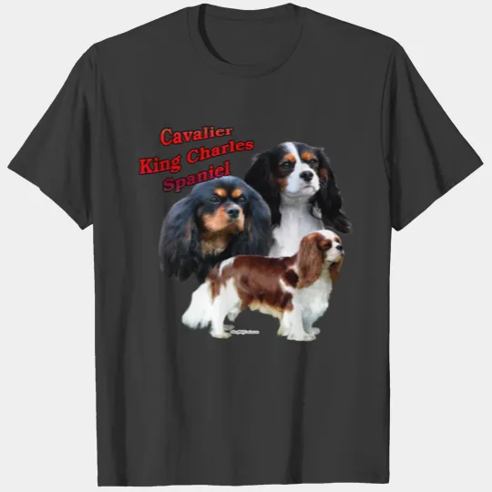 Cavalier King Charles Spaniel Trio 2 T-shirt