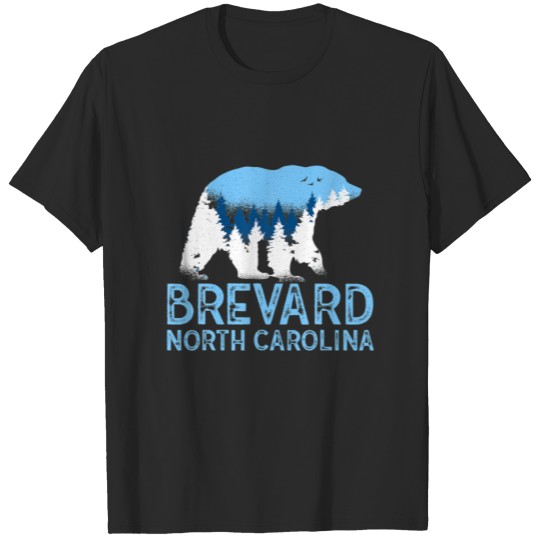 Brevard, North Carolina Blue Ridge Mountains Bear T-shirt