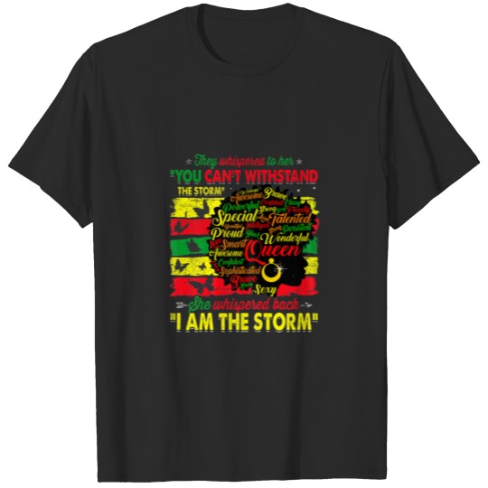 Discover Womens Women Black History Month African Woman Afr T-shirt