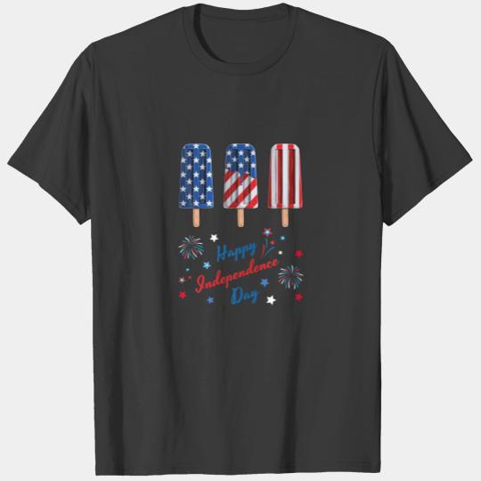 Happy Memorial Day 4Th Of July Patriotic Ice Cream T-shirt