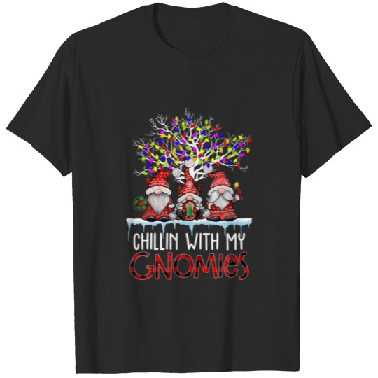 Discover Chillin With My Gnomies Christmas Matching Family T-shirt