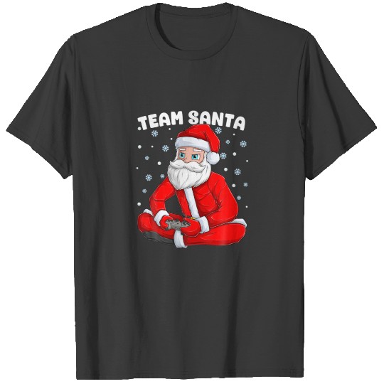 Team Santa Gamer Christmas Gaming Matching Family T-shirt