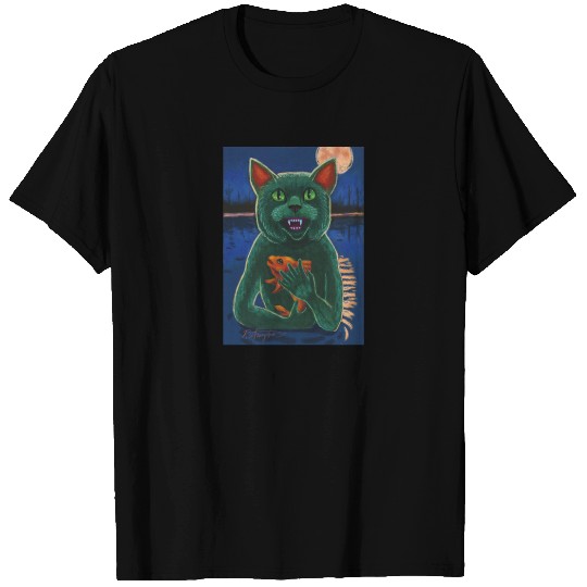 Cat Creature from the Black Lagoon T-shirt