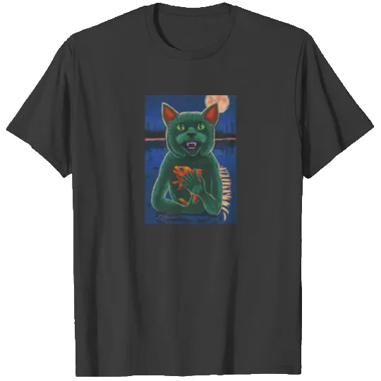 Cat Creature from the Black Lagoon T-shirt
