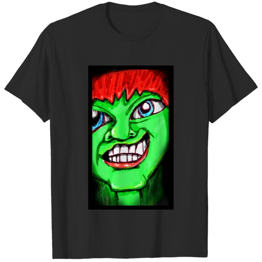 Discover Scary Smile Color T-shirt