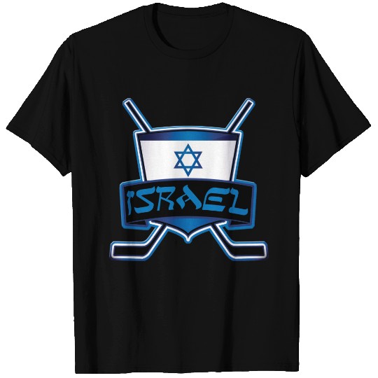 Israel Ice Hockey Flag T-shirt