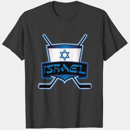 Israel Ice Hockey Flag T-shirt
