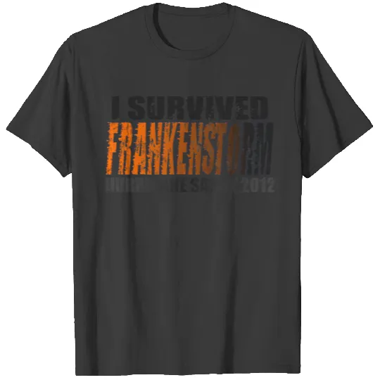 FRANKENSTORM Hurricane Sandy 2012 Distressed T-shirt
