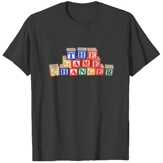 Game Changer Building Block Letters T-shirt