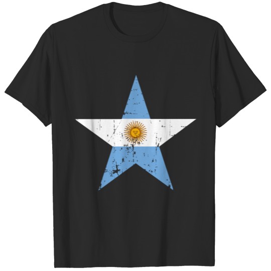 Discover Argentina flag star T-shirt