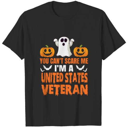 Discover You Can't Scare Me I'm A United States Veteran Hal T-shirt