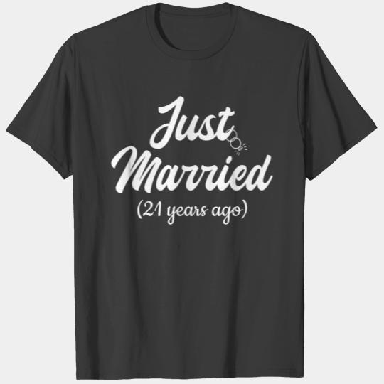 Personalize Wedding Anniversary Just Married T-shirt