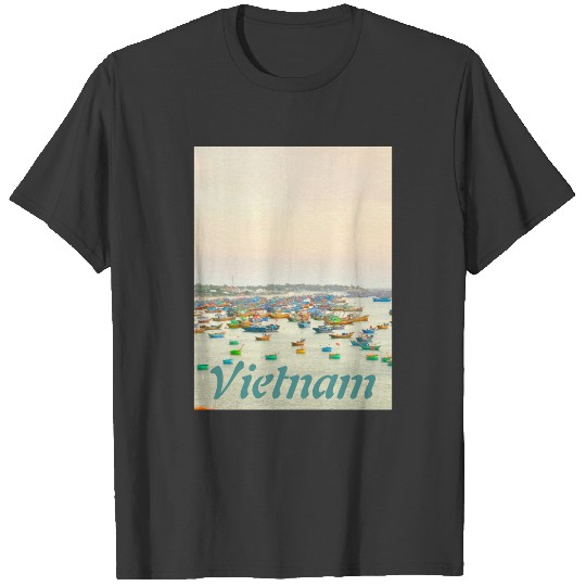 Vietnam Boats Plus Size T-shirt