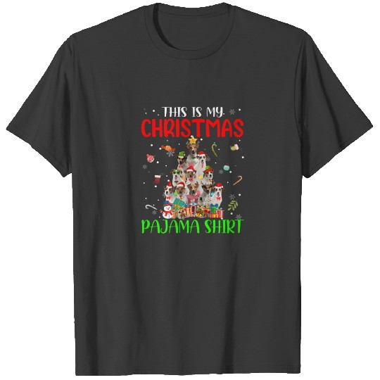 This Is My Christmas Pajama Tree Jack Russell Terr T-shirt