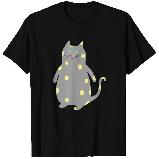 Cute grey Spotted Cat T-shirt