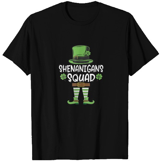 Saint Patricks Day Irish Shenanigans Squad Irish T T-shirt