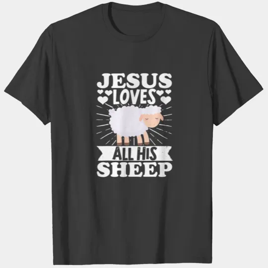 Jesus Loves All His Sheep Christian LGBT Religion T-shirt