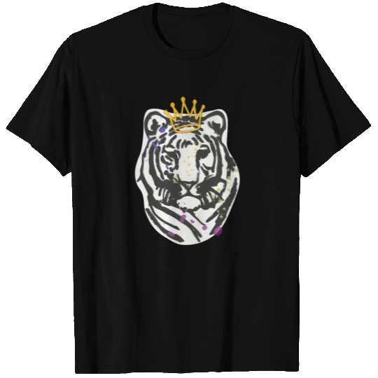 Tiger Artwork Sleeveless T-shirt