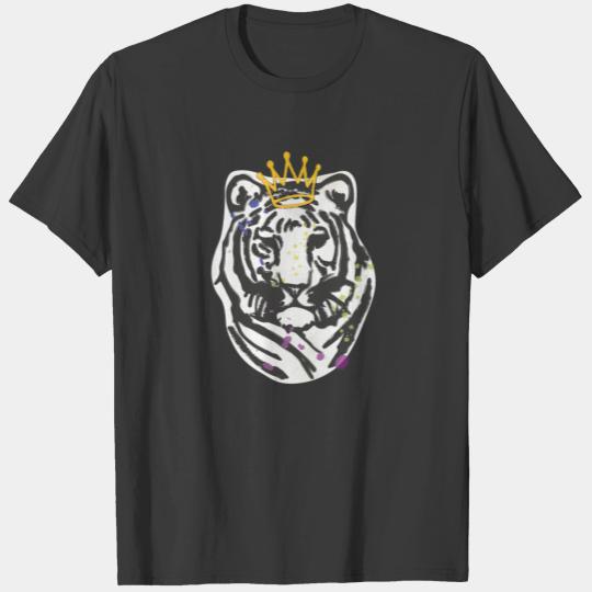 Tiger Artwork Sleeveless T-shirt