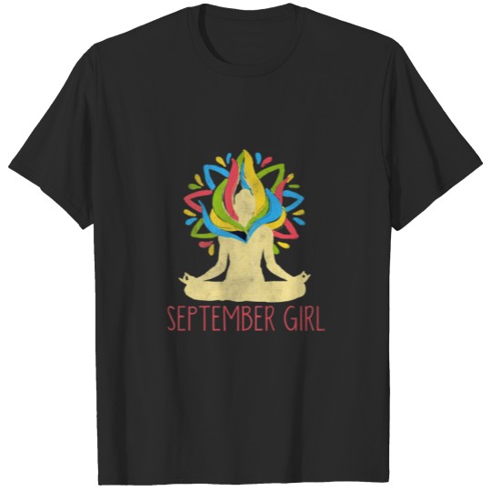 Discover Womens Color Mandala Meditation Birth Born Month S T-shirt