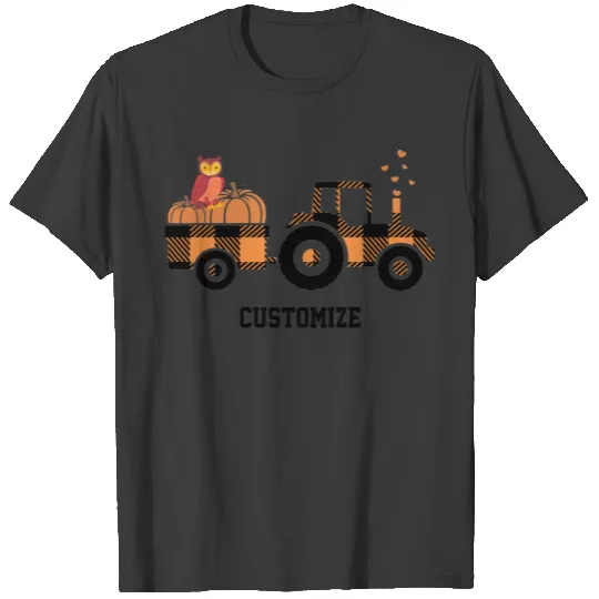 Tractor Pulling Pumpkins T-shirt