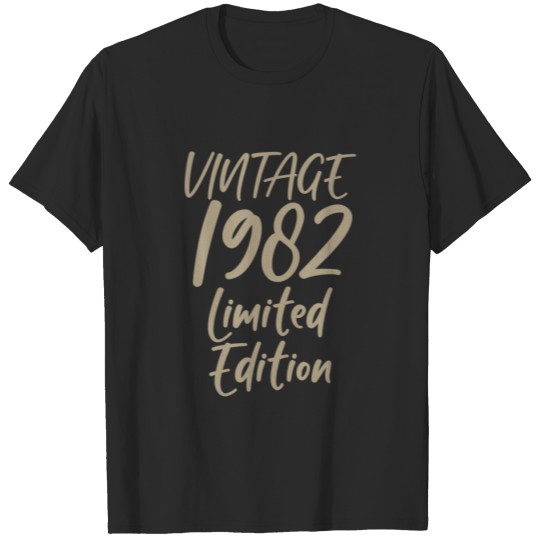 Limited Edition T S Vintage 1982 40Th Birthday T-shirt