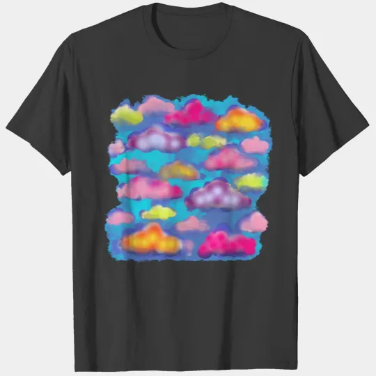 Cotton Candy Clouds Graphic T-shirt