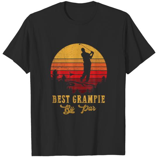 Discover Best Grampie By Par Father's Day Golf Golfing T-shirt