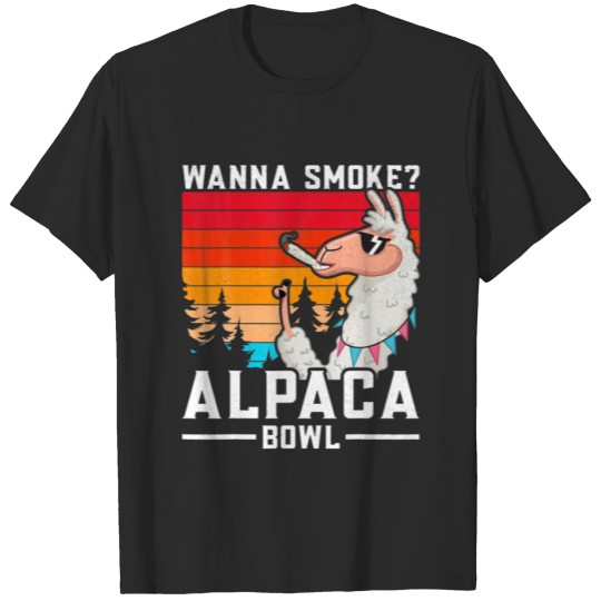 Discover Vintage Wanna Smoke Alpaca Bowl, Four Twenty Smoke T-shirt