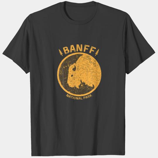 Banff National Park Canada Bison T-shirt