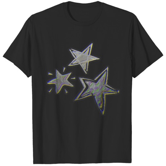 Silver Stars Christmas T-shirt