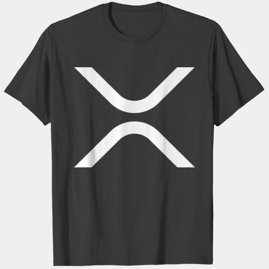 XRP Logo Small Monogram Badge Style T-shirt