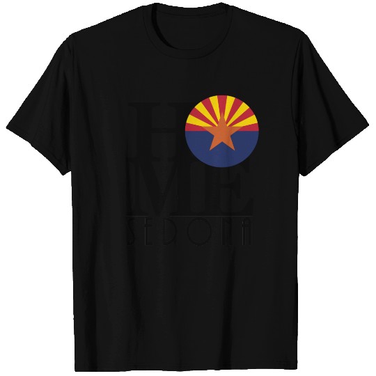 HOME Sedona AZ (back print) T-shirt