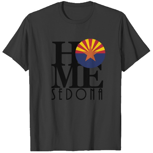 HOME Sedona AZ (back print) T-shirt